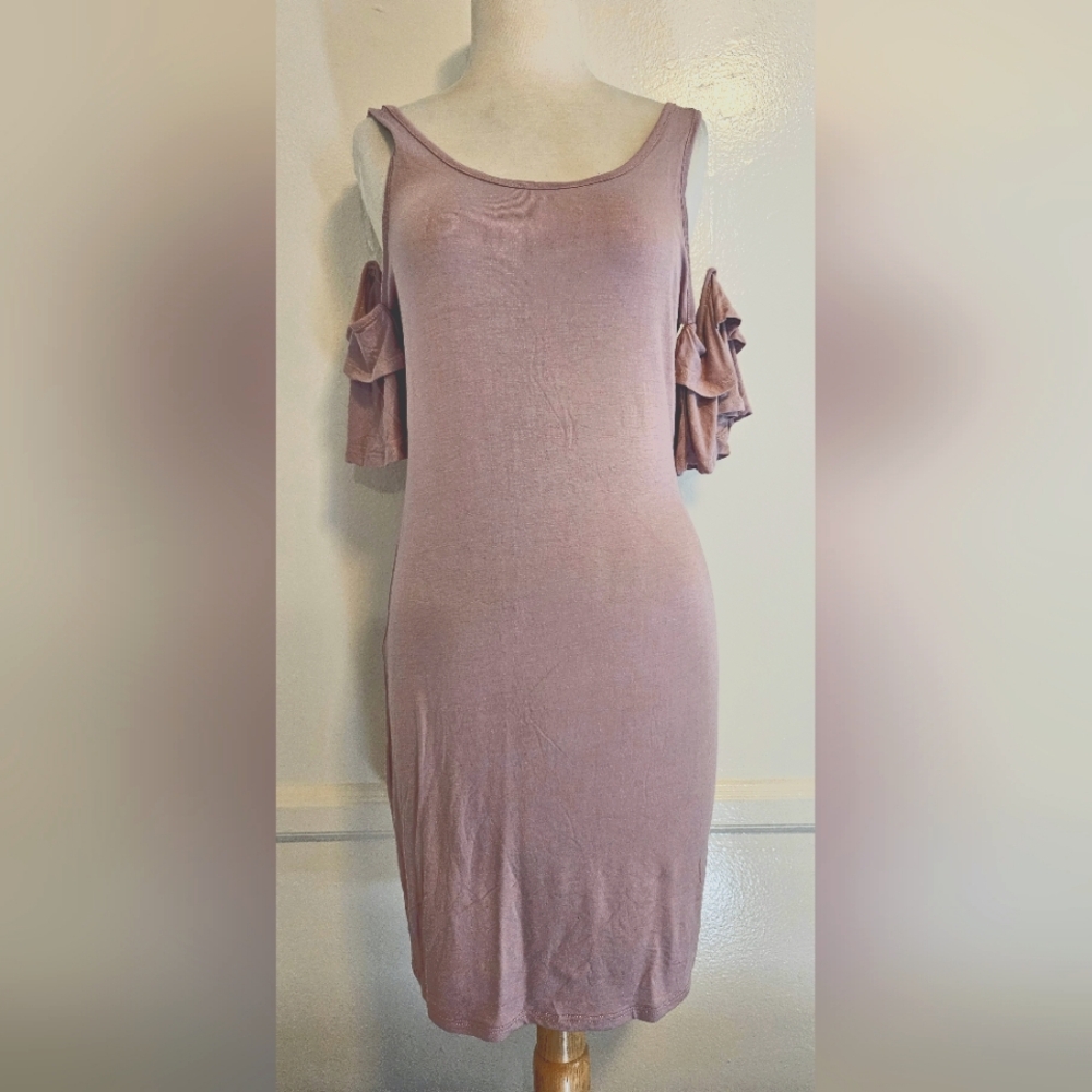 New Rayon spandex jersey stretch dress